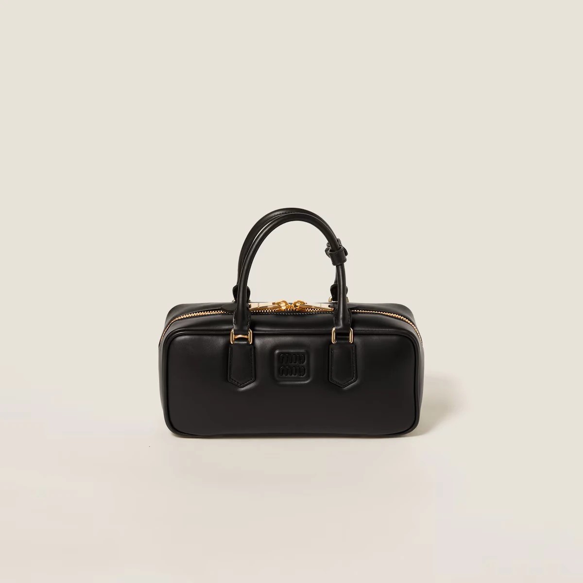 Miu Miu Arcadie Deri Çanta- - SİYAH