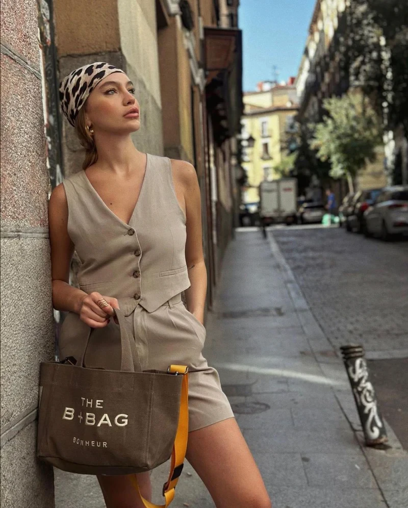 Bonheur The B+Bag Canvas- - Chocolate Malt