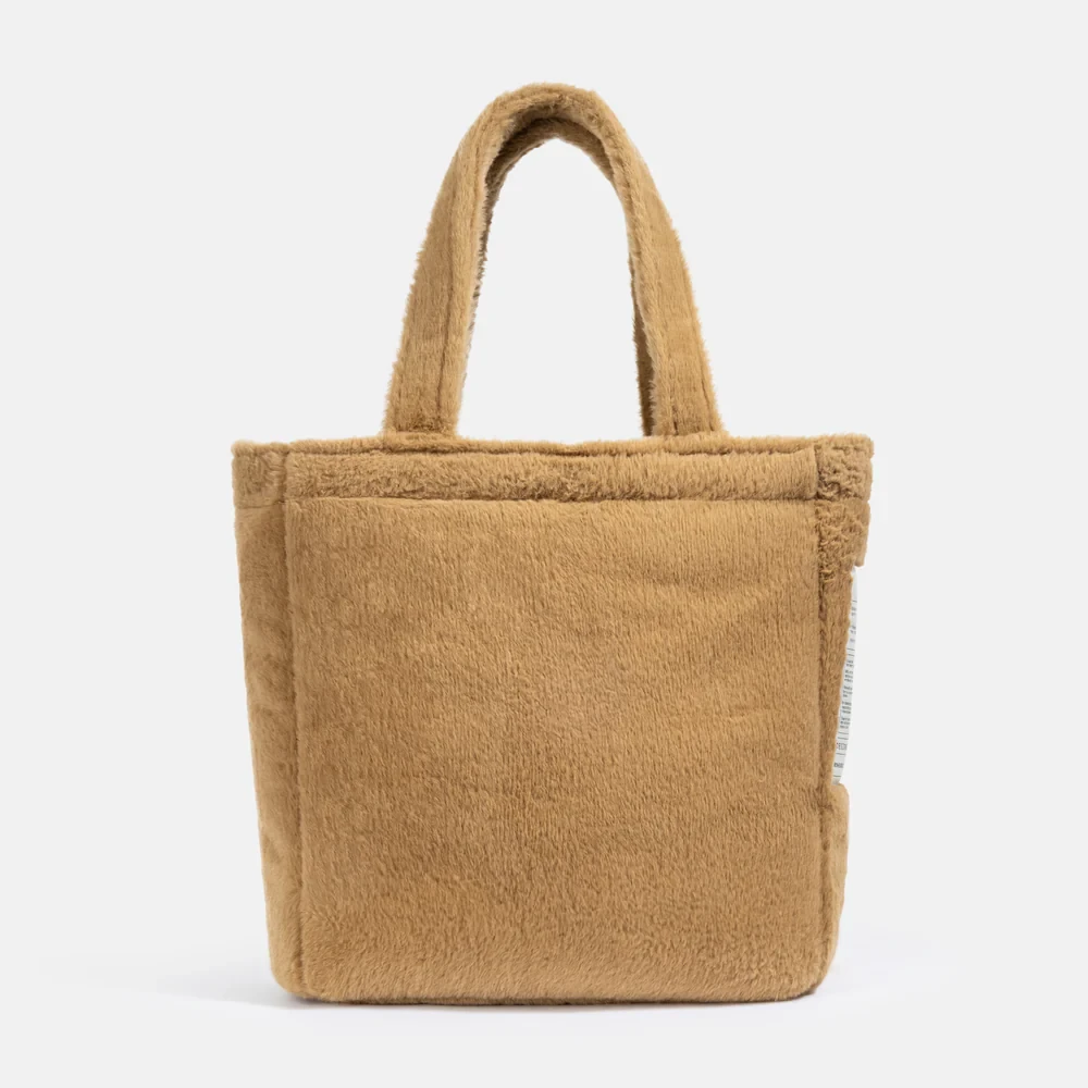 Bonheur Fluffy Tote Bag - - Pumpkin Spice