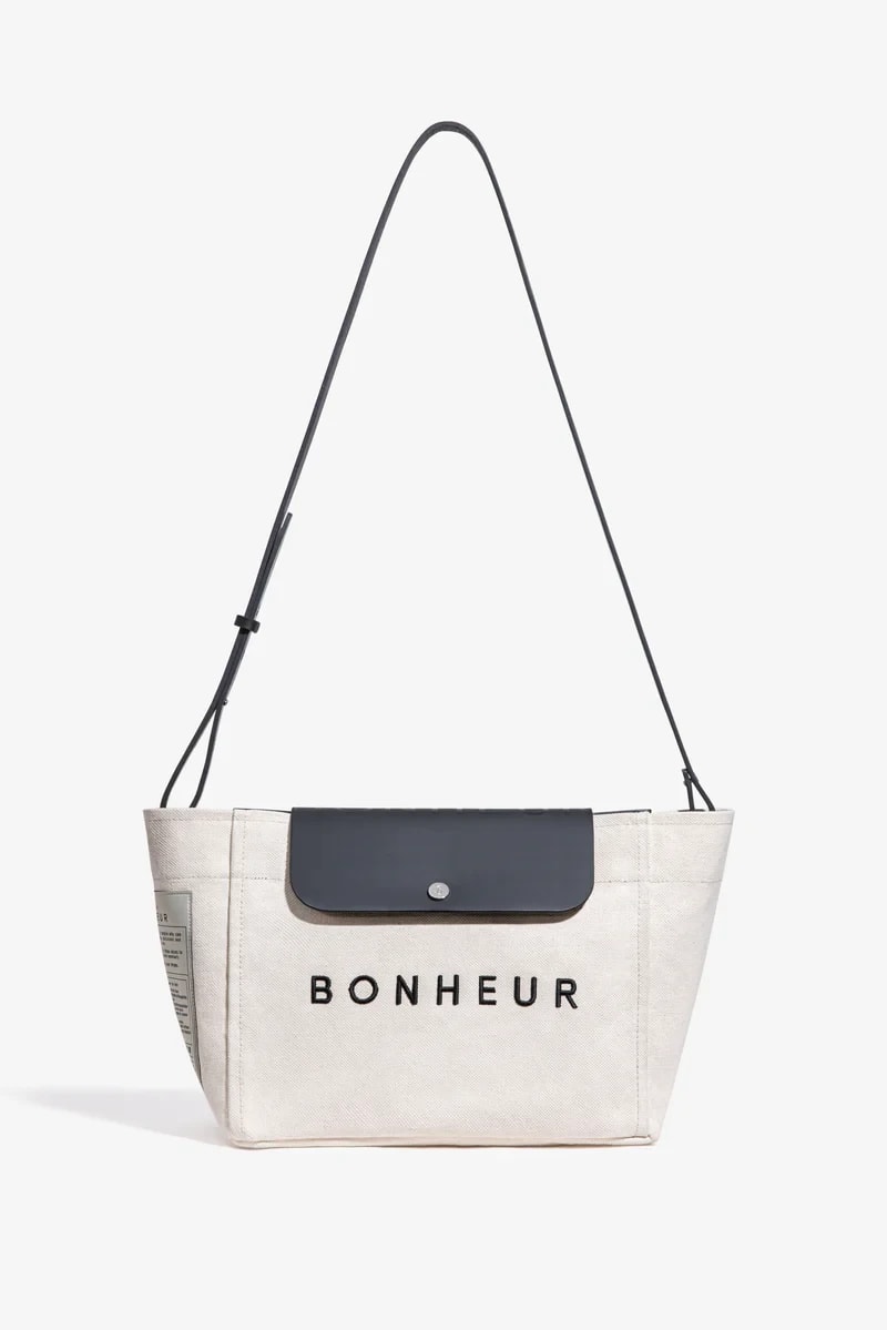 Bonheur Clutch+Bag- - Coconut Milk