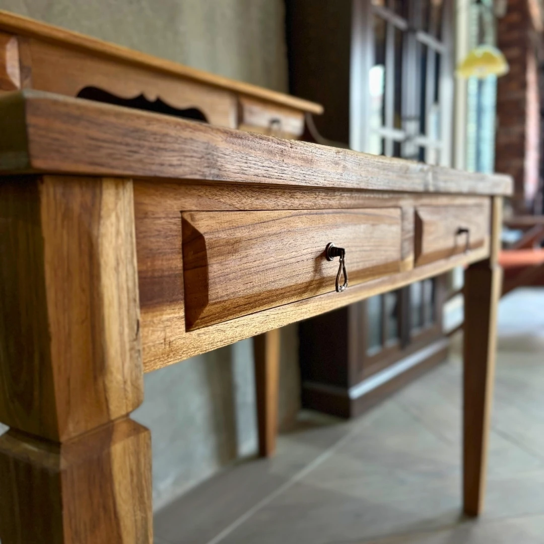 Teak Vintage Çalışma Masası