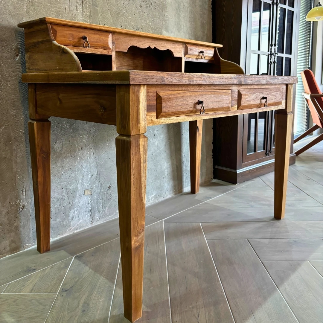 Teak Vintage Çalışma Masası