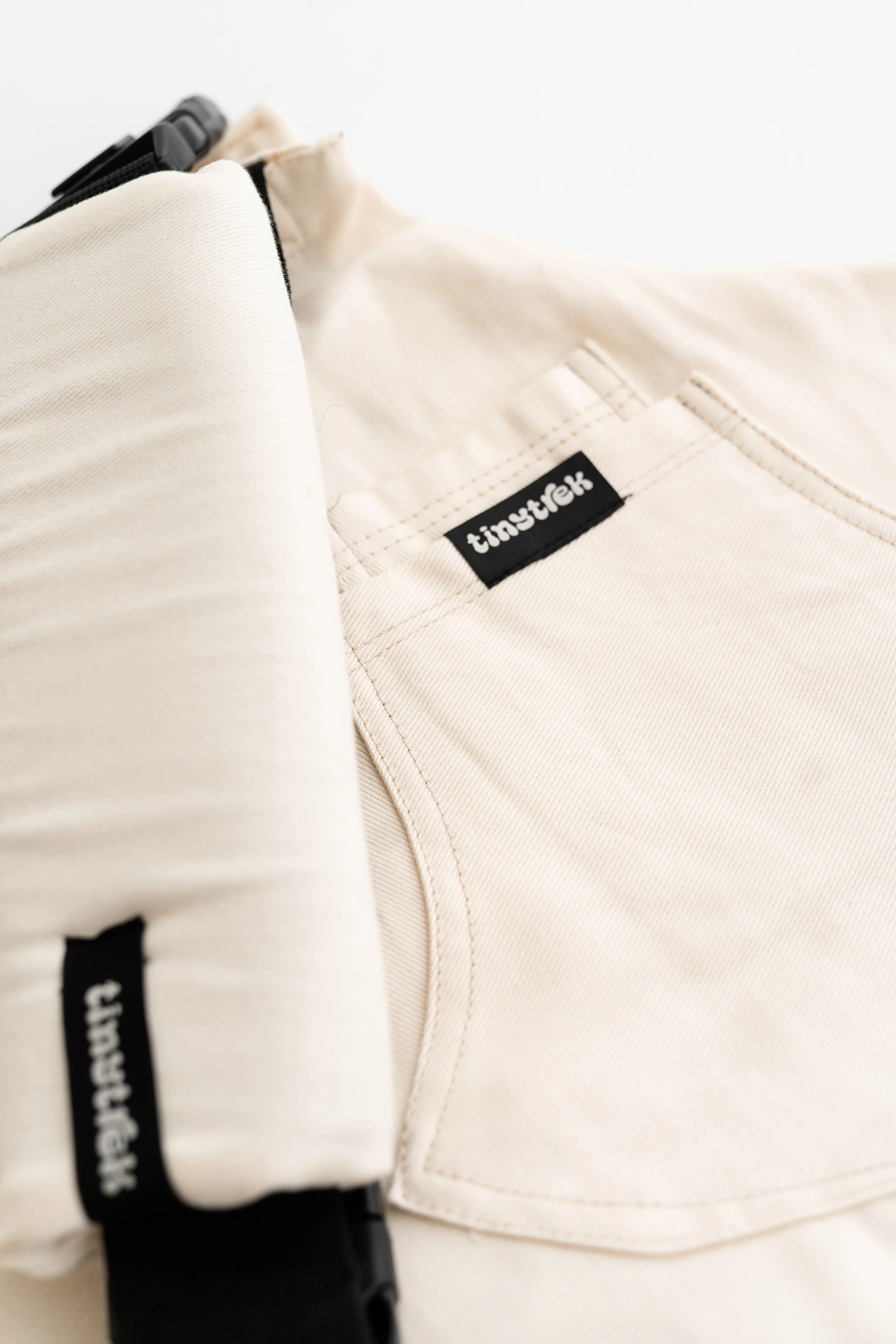 tinytrek Child Carrier-10 Ay-4 Yaş(max 18 kg)Kırık Beyaz Çocuk Taşıyıcı|Ana Kucağı-Sling-Yan Sling