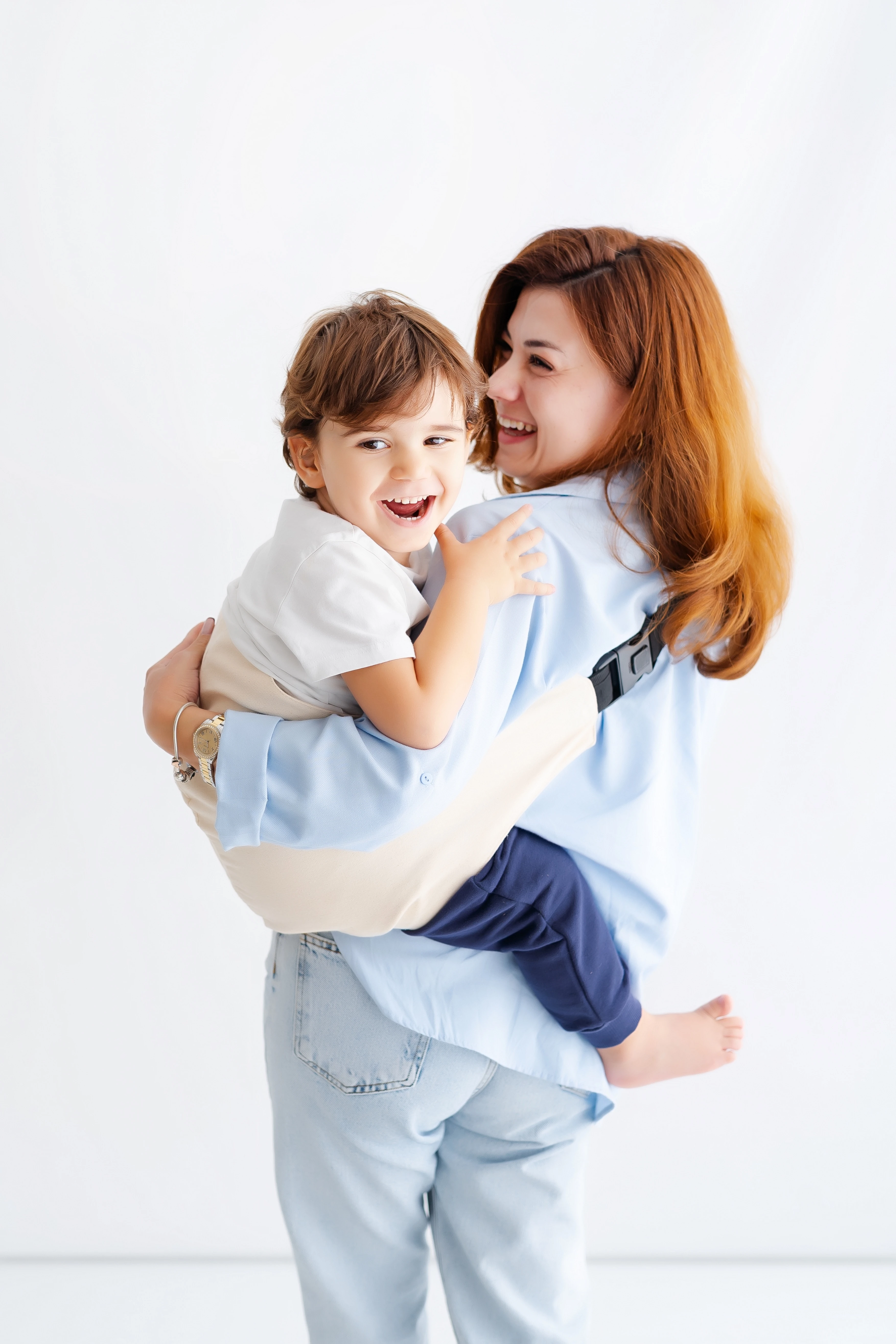 tinytrek x Helvacı Kilim Child Carrier-10 Ay-4 Yaş(max 18 kg)Bej Kilim Desen Çocuk Taşıyıcı|Ana Kucağı-Sling-Yan Sling