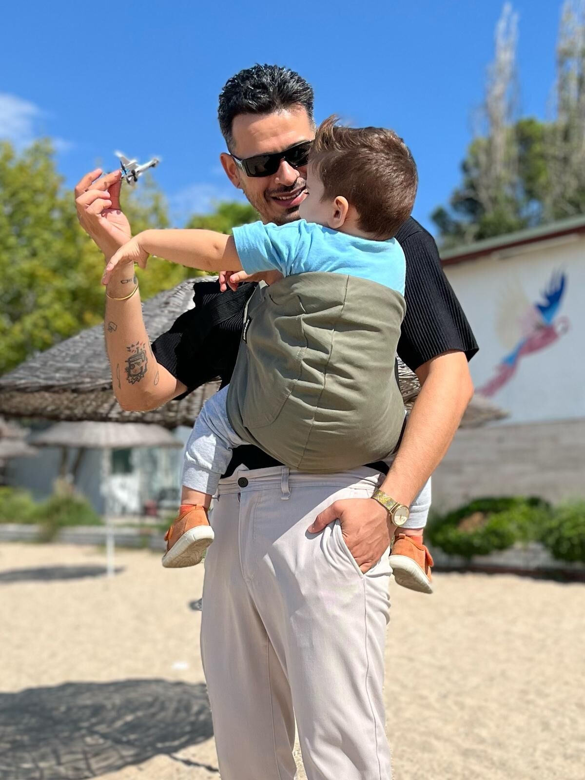 tinytrek Child Carrier-10 Ay-4 Yaş(max 18 kg)Haki Çocuk Taşıyıcı|Ana Kucağı-Sling-Yan Sling