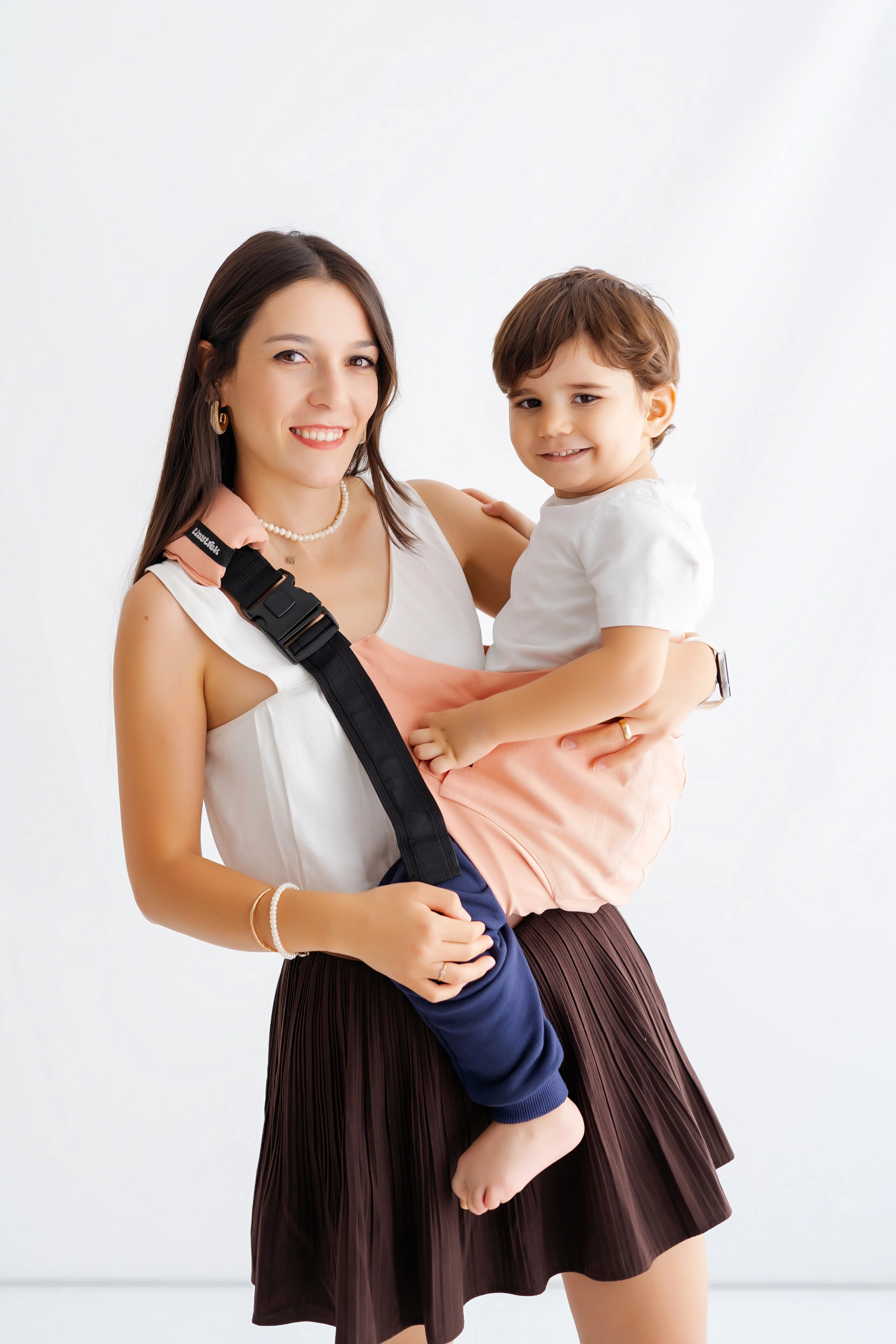 tinytrek Child Carrier-10 Ay-4 Yaş(max 18 kg)Somon Çocuk Taşıyıcı|Ana Kucağı-Sling-Yan Sling