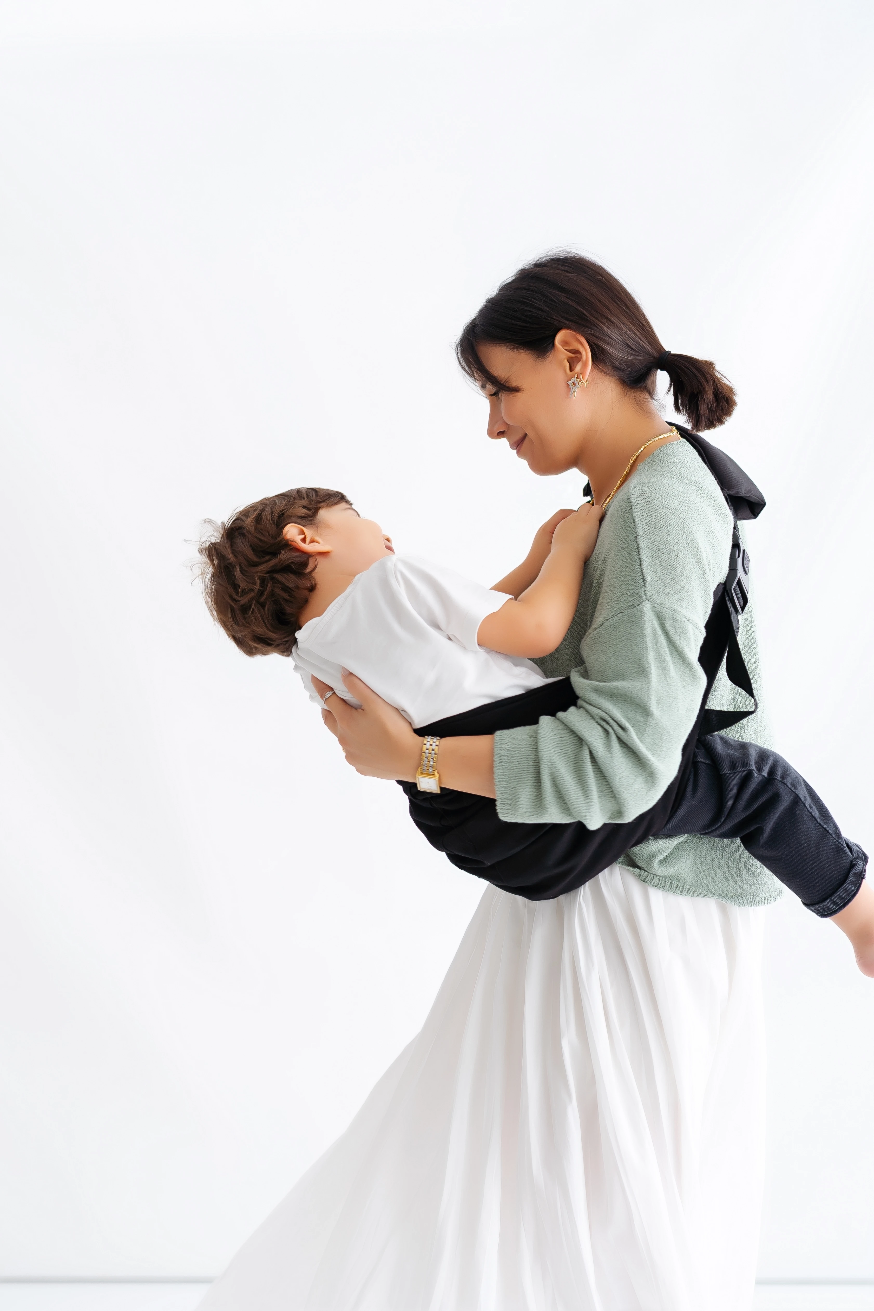tinytrek Child Carrier-10 Ay-4 Yaş(max 18 kg)Siyah Çocuk Taşıyıcı|Ana Kucağı-Sling-Yan Sling