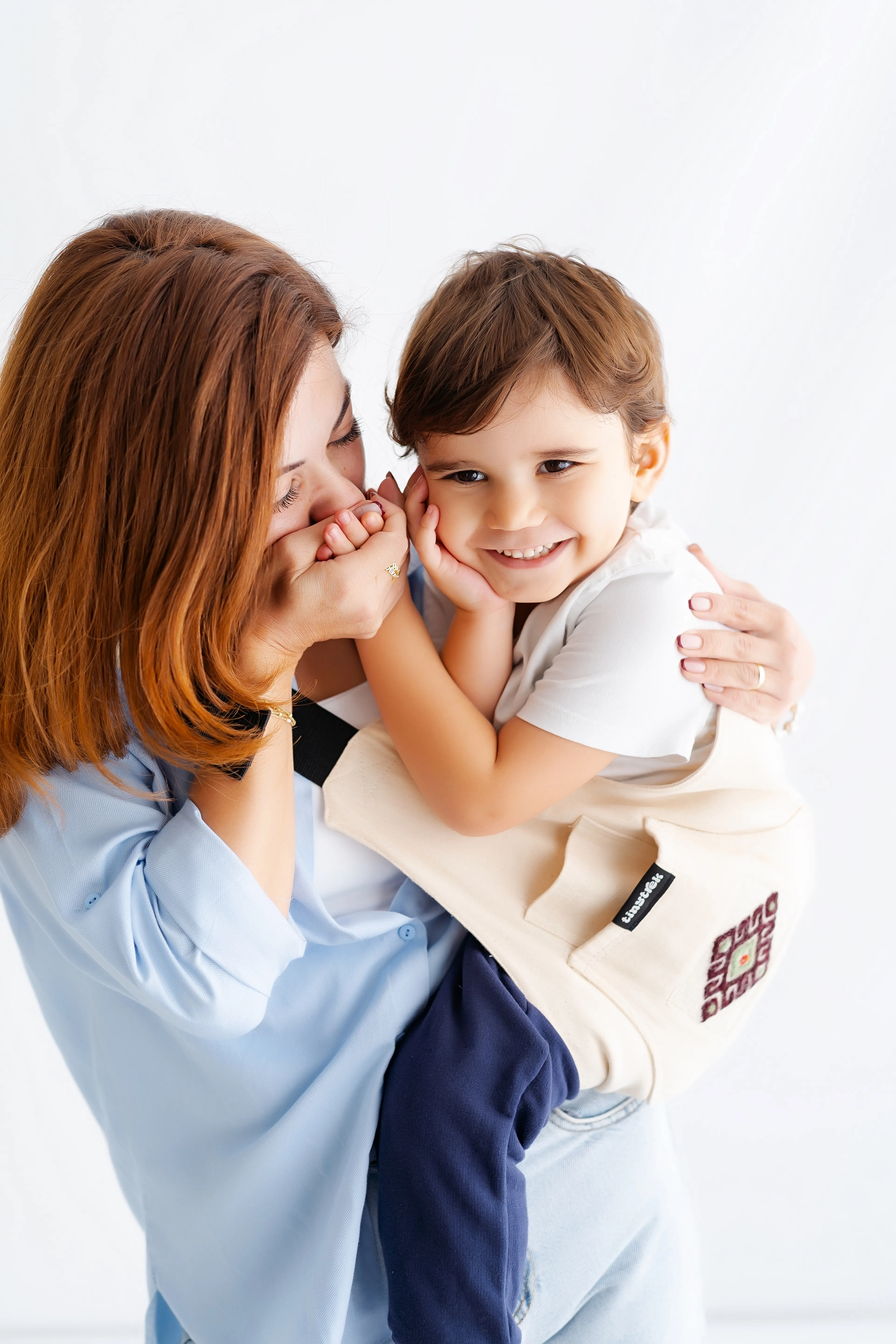 tinytrek x Helvacı Kilim Child Carrier-10 Ay-4 Yaş(max 18 kg)Bej Kilim Desen Çocuk Taşıyıcı|Ana Kucağı-Sling-Yan Sling