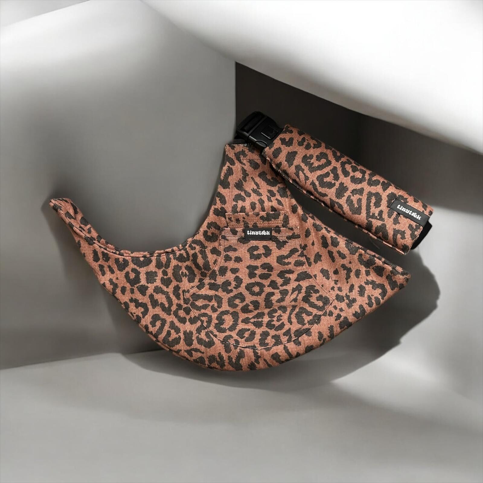 tinytrek Child Carrier-10 Ay-4 Yaş(max 18 kg)Kiremit Leopar Çocuk Taşıyıcı|Ana Kucağı-Sling-Yan Sling