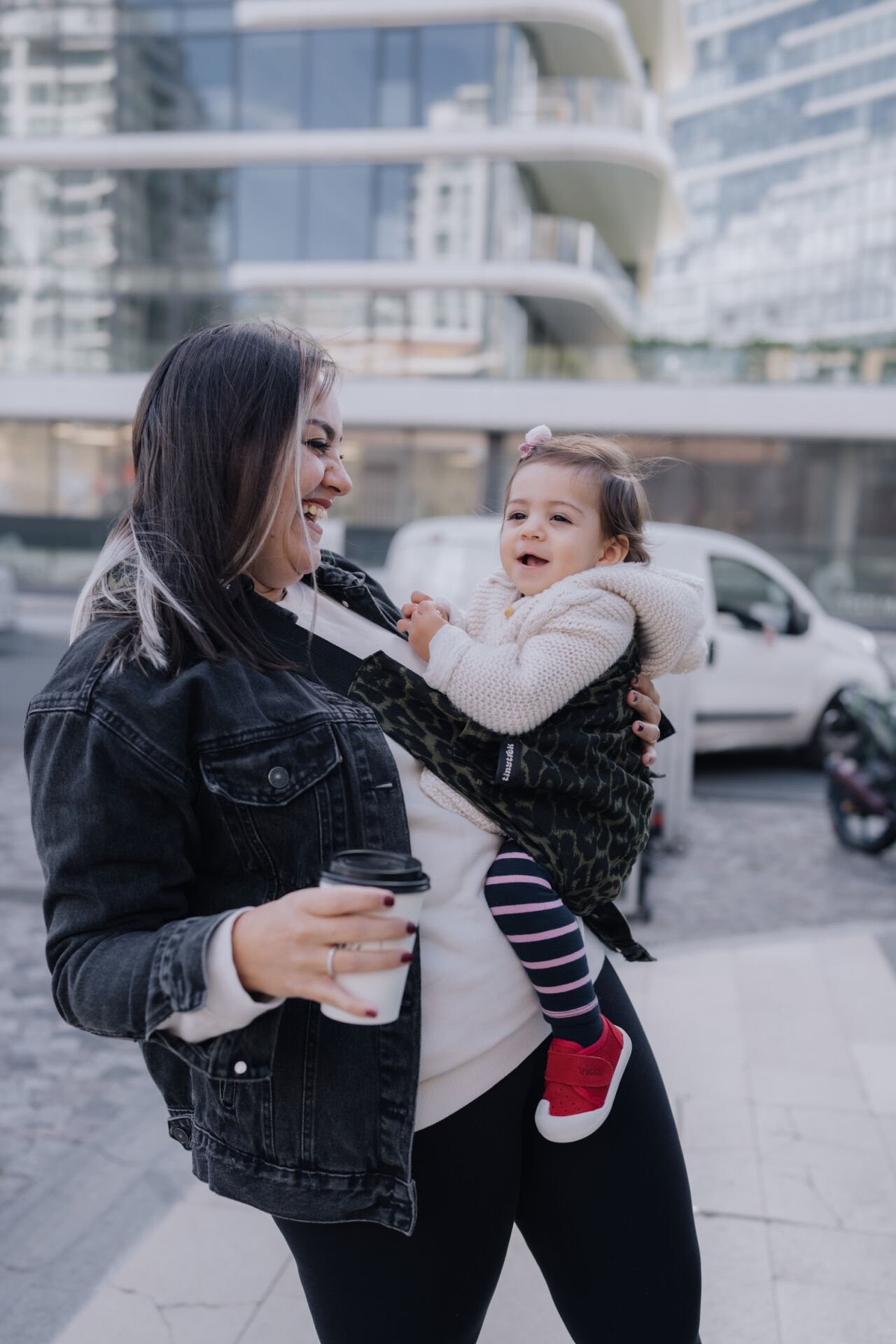 tinytrek Child Carrier-10 Ay-4 Yaş(max 18 kg)Haki Leopar Çocuk Taşıyıcı|Ana Kucağı-Sling-Yan Sling
