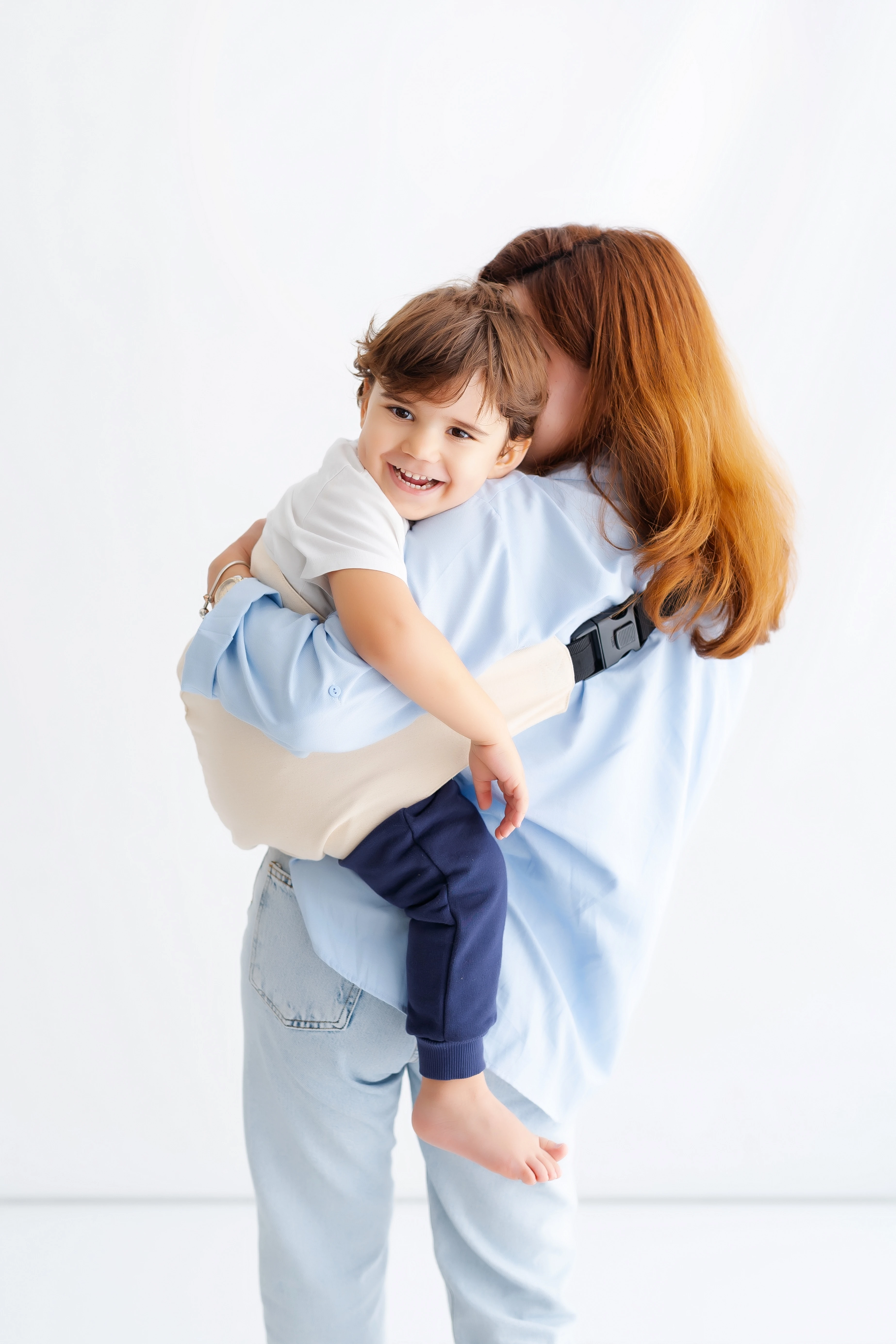 tinytrek x Helvacı Kilim Child Carrier-10 Ay-4 Yaş(max 18 kg)Bej Kilim Desen Çocuk Taşıyıcı|Ana Kucağı-Sling-Yan Sling