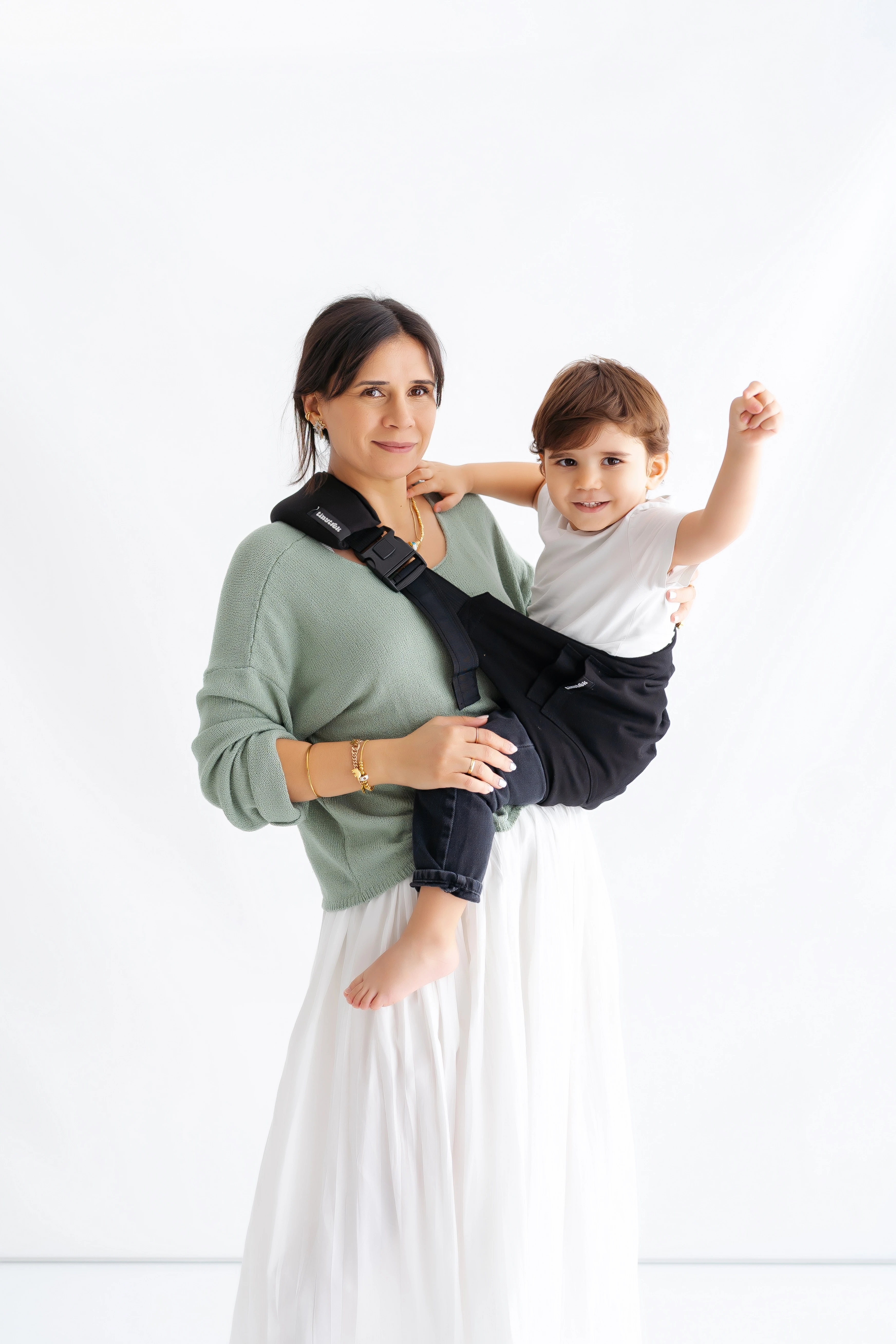 tinytrek Child Carrier-10 Ay-4 Yaş(max 18 kg)Siyah Çocuk Taşıyıcı|Ana Kucağı-Sling-Yan Sling