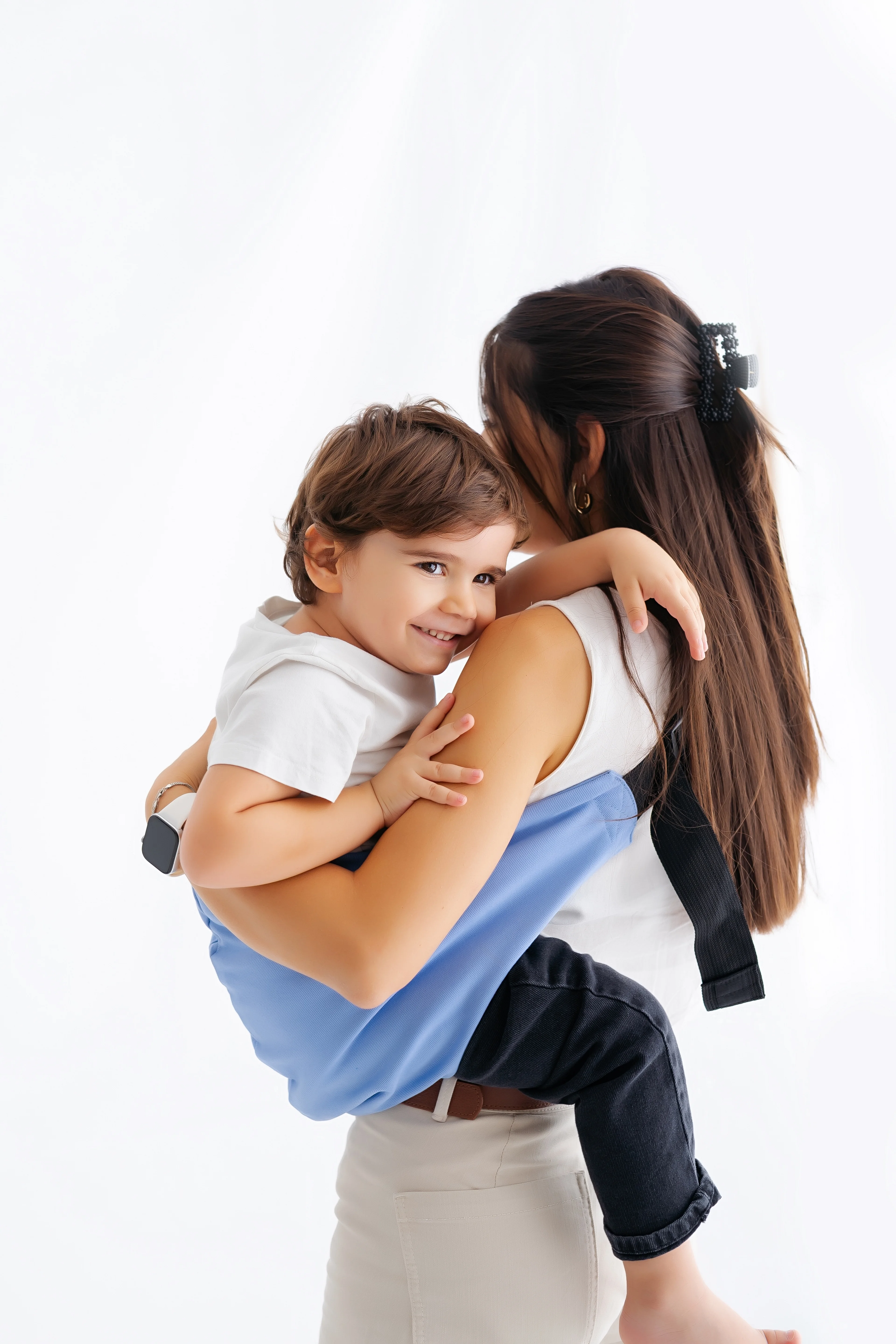 tinytrek Child Carrier-10 Ay-4 Yaş(max 18 kg)Mavi Çocuk Taşıyıcı|Ana Kucağı-Sling-Yan Sling