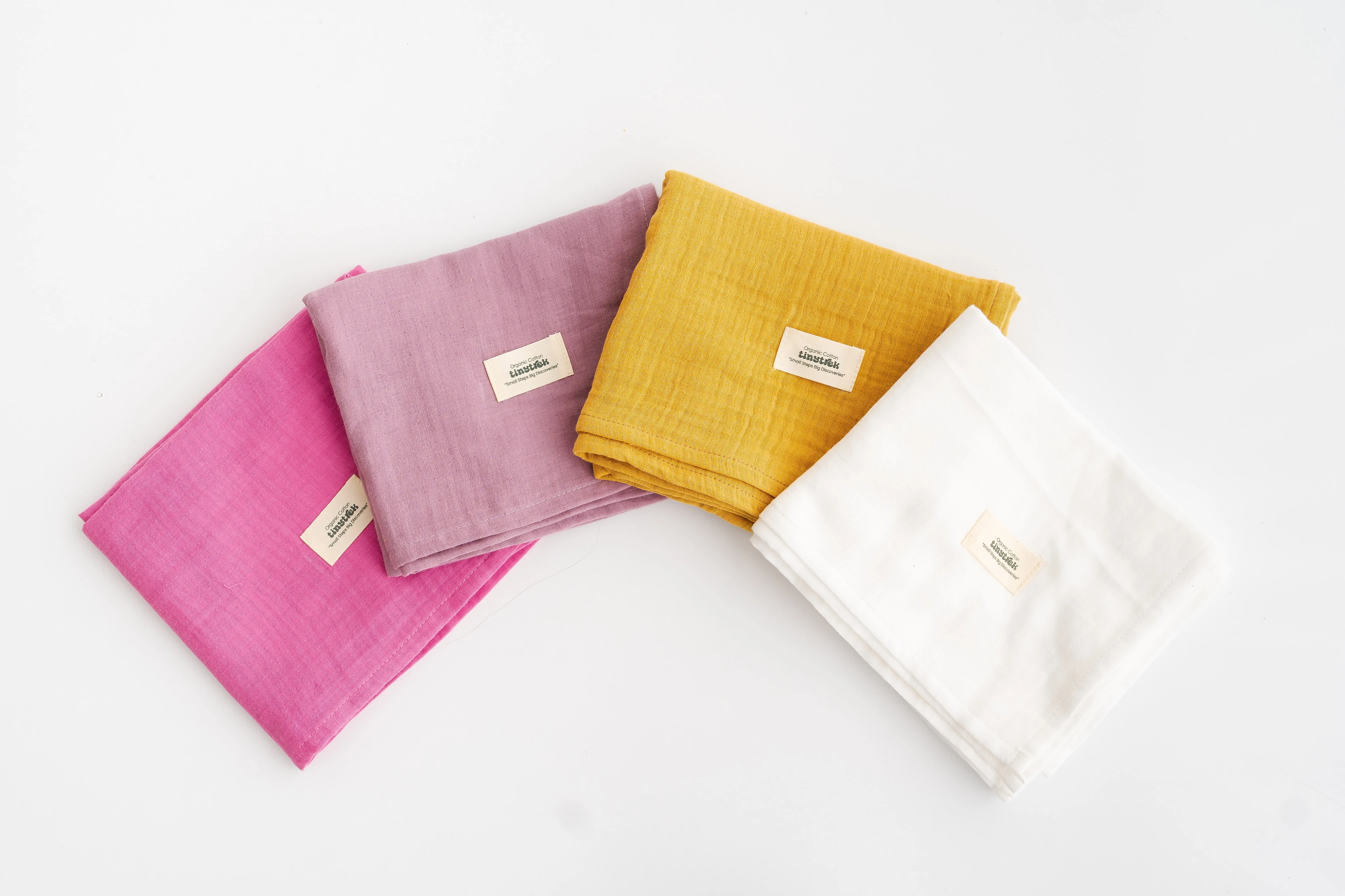 tinytrek %100 Pamuk Tek Katlı Yenidoğan- Bebek - Çocuk Müslin Battaniye (65*85)