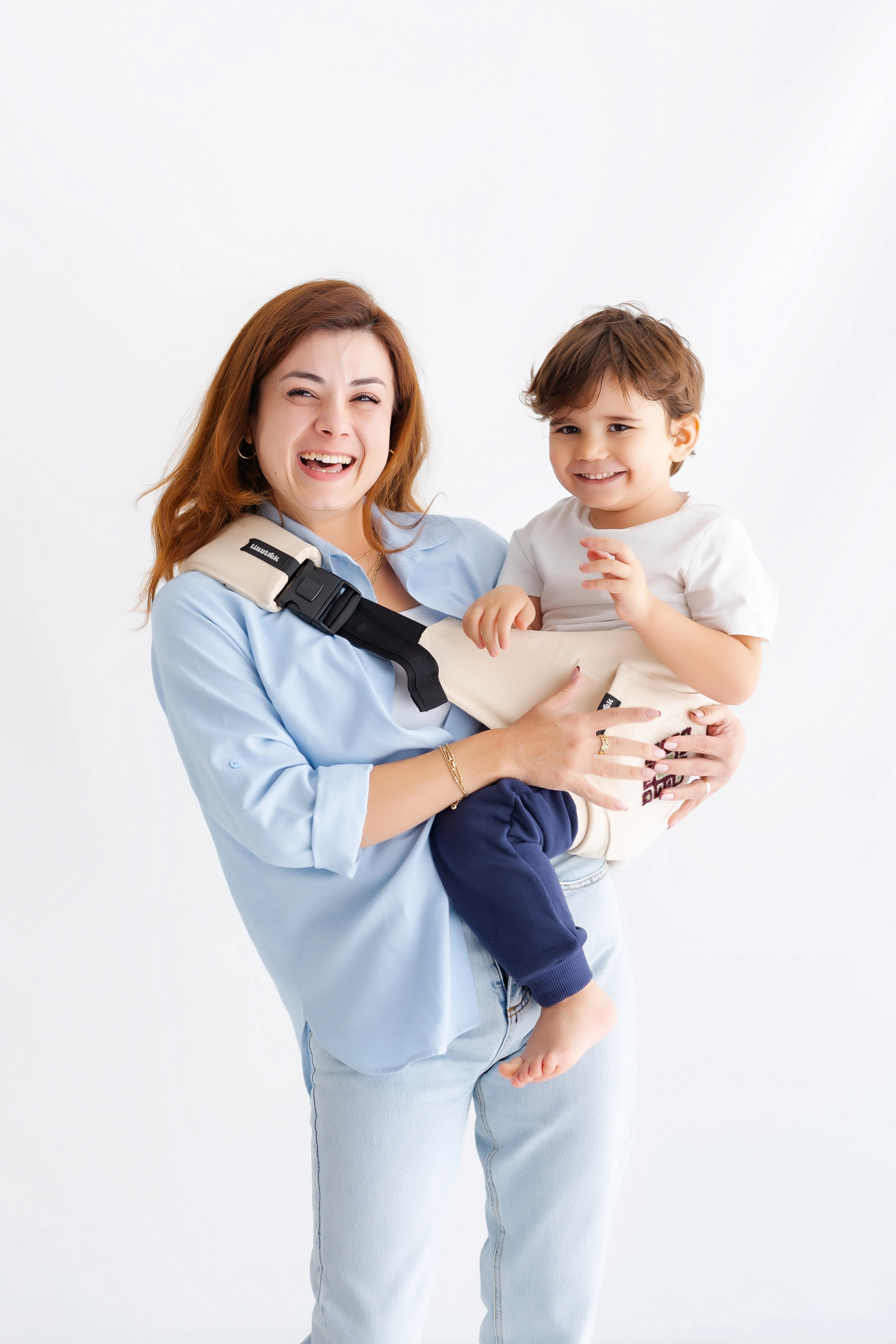 tinytrek x Helvacı Kilim Child Carrier-10 Ay-4 Yaş(max 18 kg)Bej Kilim Desen Çocuk Taşıyıcı|Ana Kucağı-Sling-Yan Sling