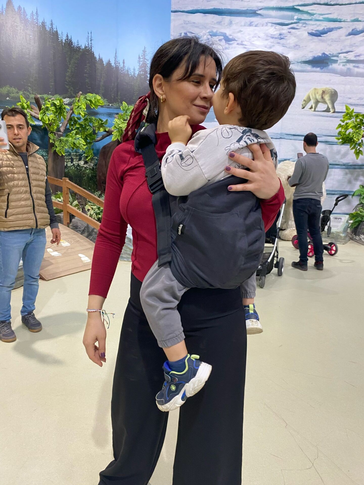 tinytrek Child Carrier-10 Ay-4 Yaş(max 18 kg)Antrasit Çocuk Taşıyıcı|Ana Kucağı-Sling-Yan Sling