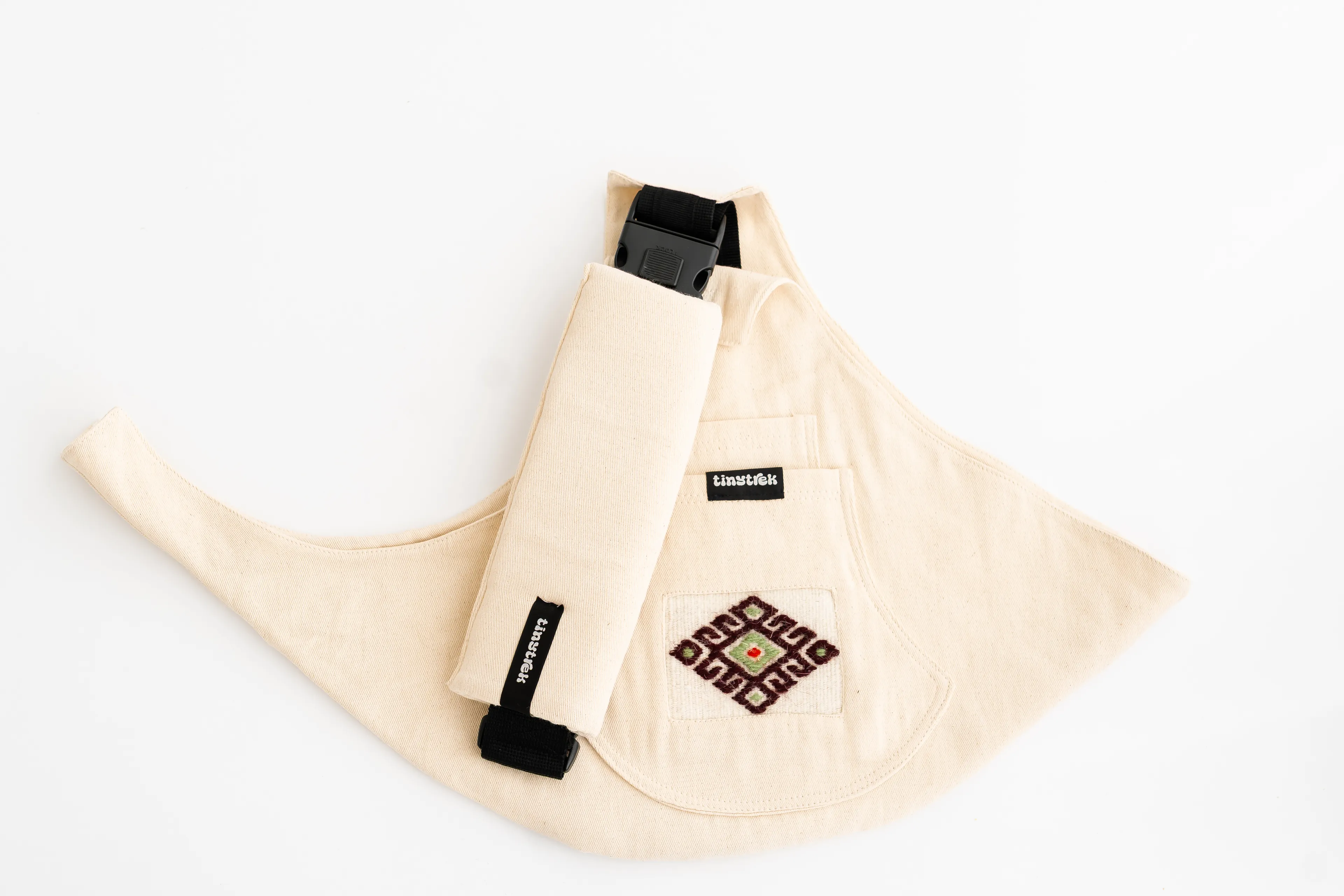 tinytrek x Helvacı Kilim Child Carrier-10 Ay-4 Yaş(max 18 kg)Bej Kilim Desen Çocuk Taşıyıcı|Ana Kucağı-Sling-Yan Sling