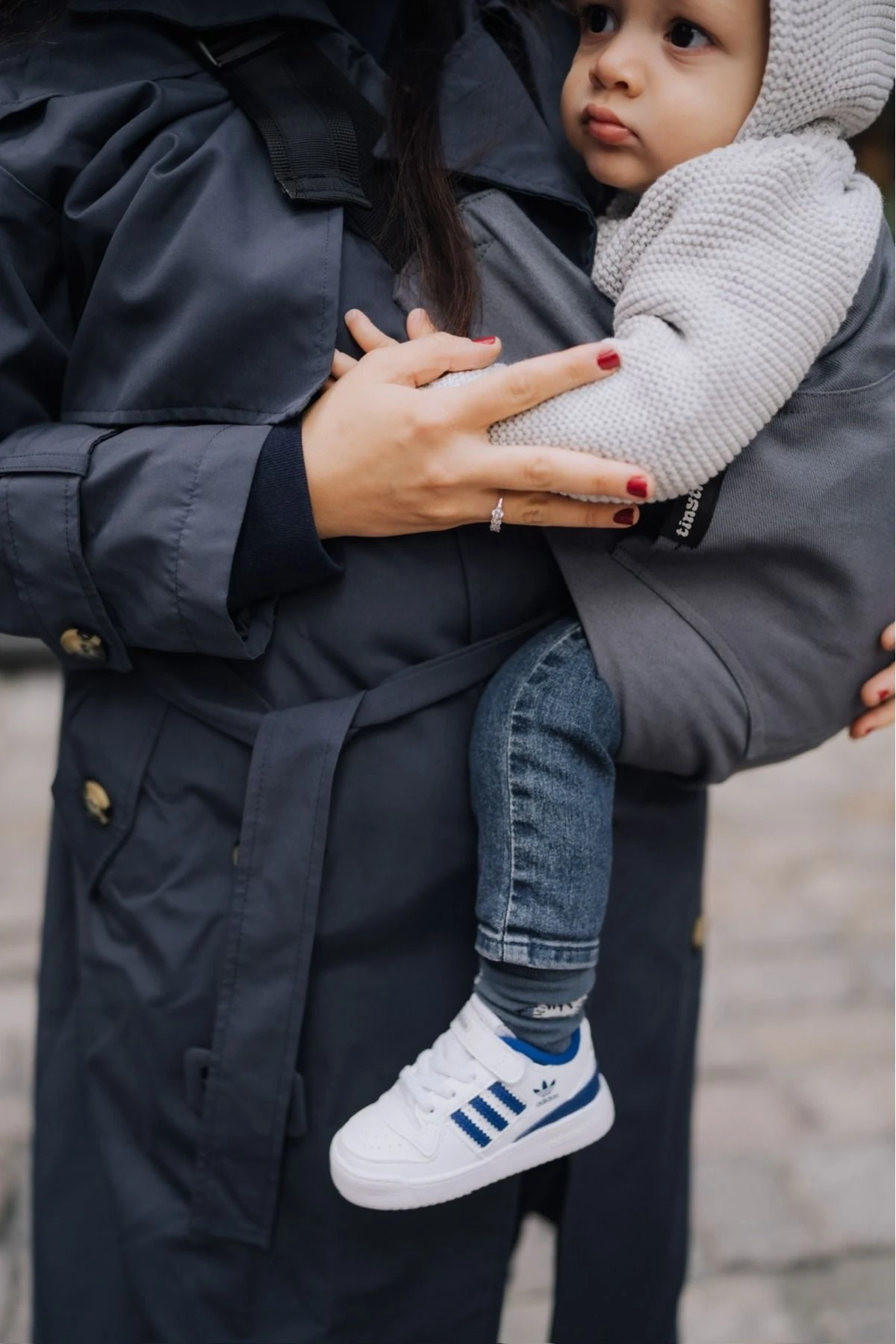 tinytrek Child Carrier-10 Ay-4 Yaş(max 18 kg)Gece Mavisi Çocuk Taşıyıcı|Ana Kucağı-Sling-Yan Sling