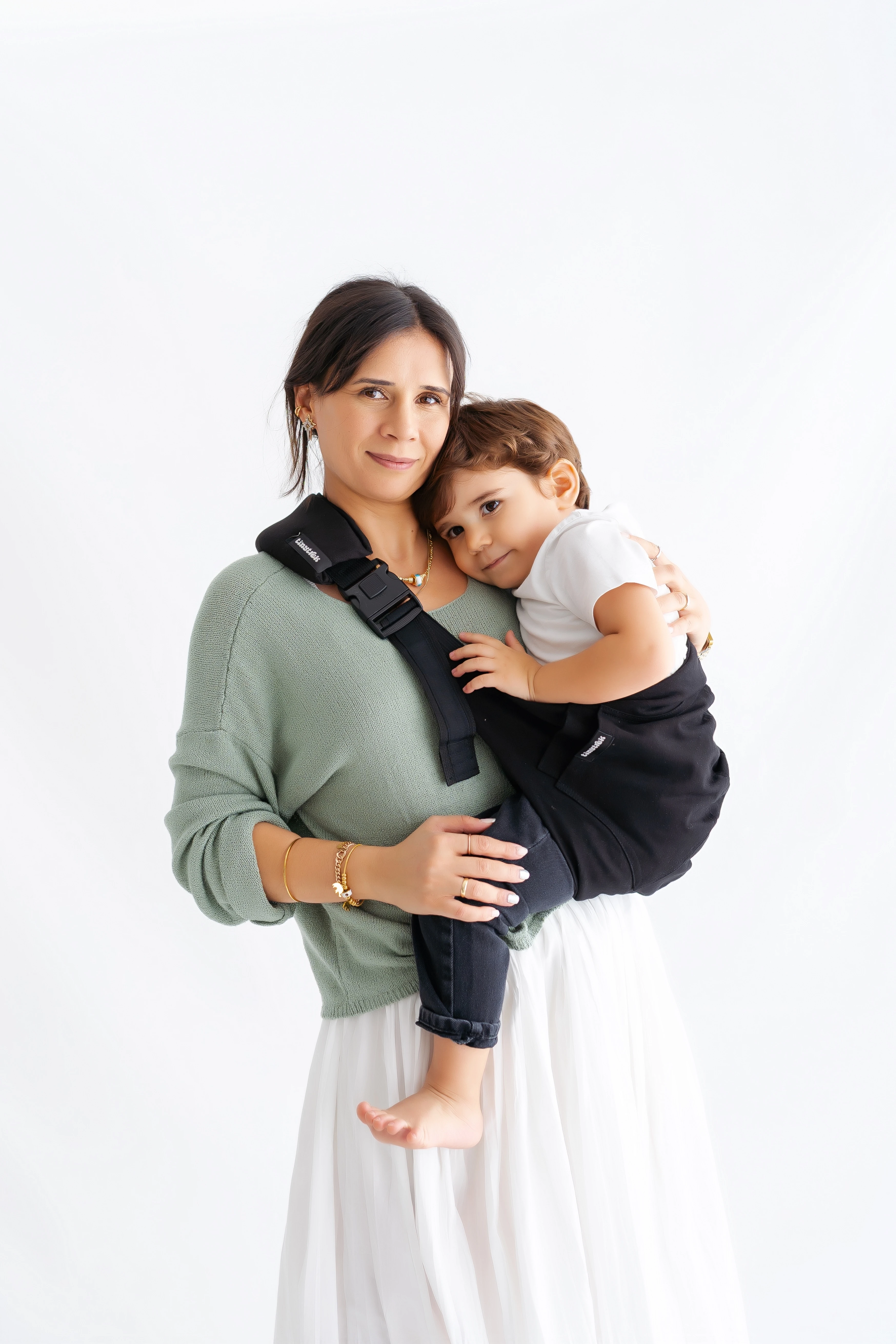 tinytrek Child Carrier-10 Ay-4 Yaş(max 18 kg)Siyah Çocuk Taşıyıcı|Ana Kucağı-Sling-Yan Sling