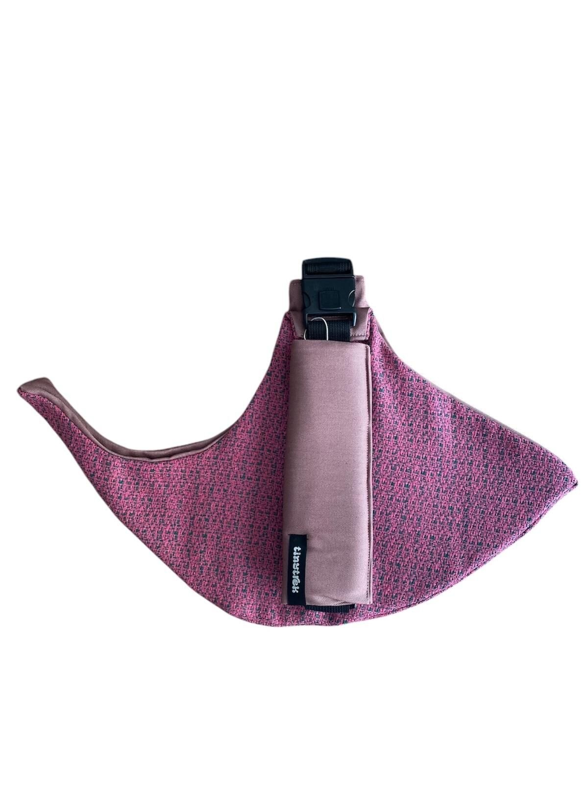tinytrek Child Carrier-10 Ay-4 Yaş(max 18 kg)Pembe Tüvit Çocuk Taşıyıcı|Ana Kucağı-Sling-Yan Sling
