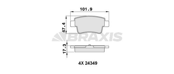 ARKA FREN BALATASI CORSA D GRANDE PUNTO 199 1.3 1.4 1.9 MJET 10 / 05 .1.4 T JET 09 / 07