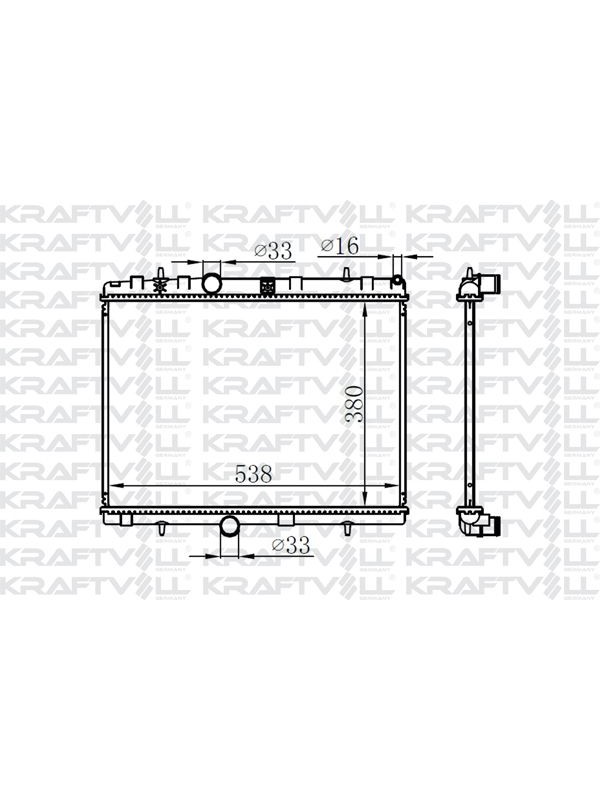 MOTOR RADYATORU P301-P2008-P207-C2-C3 ( 380×538×16 )> BRAZING image