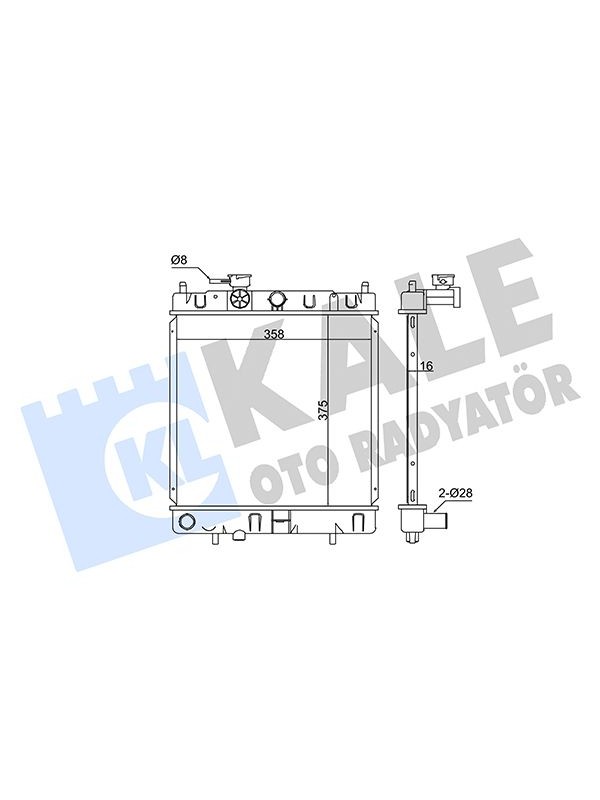 MOTOR SU RADYATORU NISSAN MICRA K11 KASA 1992 2000 MANUEL VITES image
