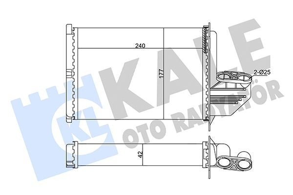 KALORIFER RADYATORU BMW E36 KLIMASIZ image
