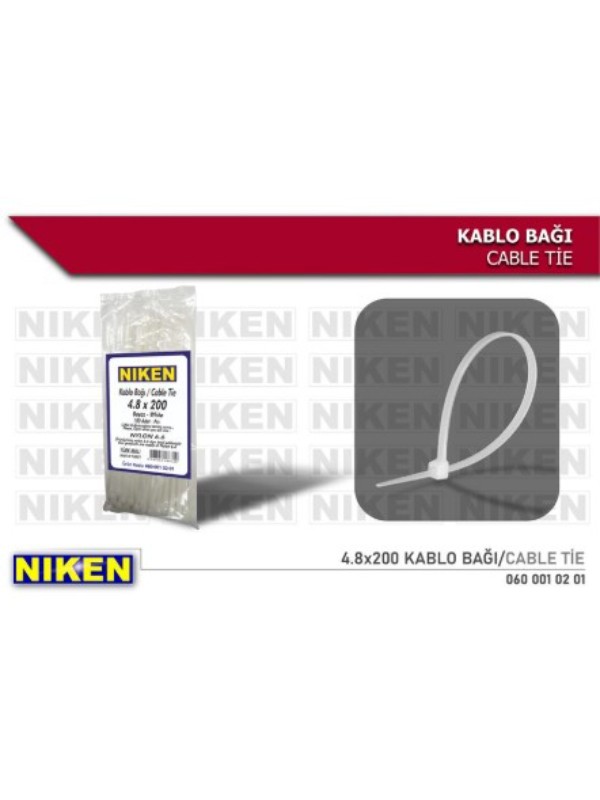 CIRT KELEPCE BEYAZ 4,8X200  (100 ADET) image