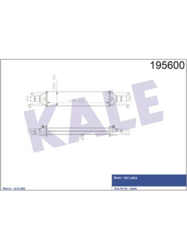 TURBO RADYATORU LINEA 1,3JTD AL+AL image