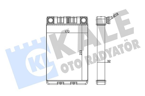 KALORIFER RADYATORU W203 00>07 CL203 02>08 S203 02>07 C209 02>09 A209 03>10 R230 06>12 image