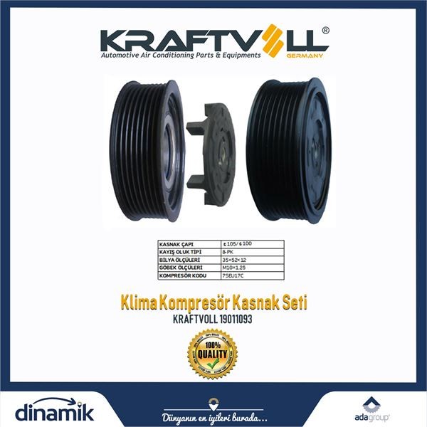 KLIMA KOMPRESOR KASNAK SETI 8PK image