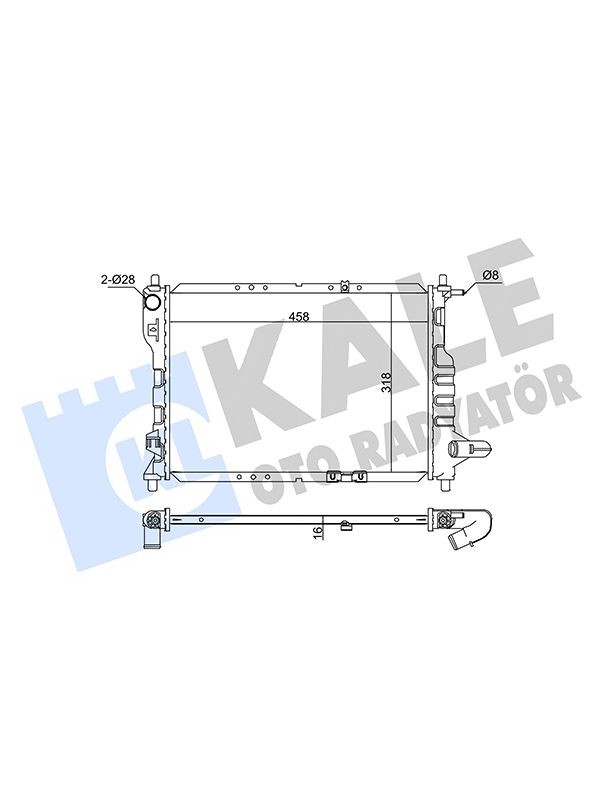 MOTOR SU RADYATORU MATIZ SPARK 0,8 1,0 2005> image