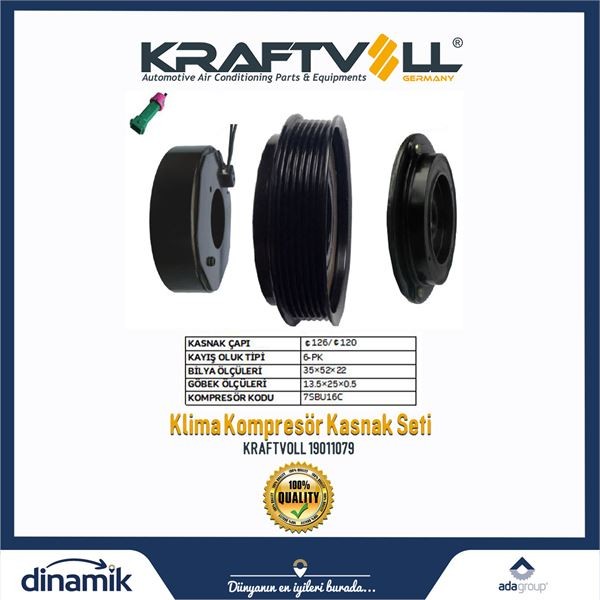 KLIMA KOMPRESOR KASNAK SETI VW PSASSAT V / AUDI A4-S4 image