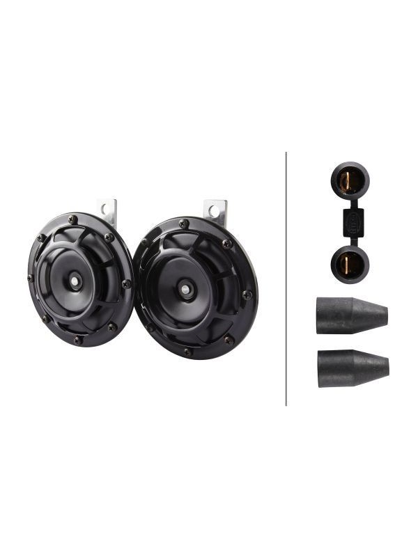 KORNA,24V,ELEKTRIKLI,375HZ,500HZ,OZEL DONANIMLI ARACLARICIN,110DB,YUKSEK SES,DUSUK SES,UNIVERSAL image