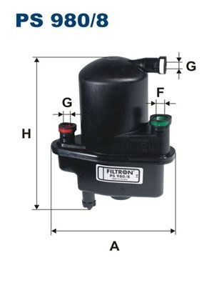YAKIT (MAZOT) FILTRESI CLIO III MODUS 1,5 DCI 07> (65 / 80 HP)  SENSORSUZ image