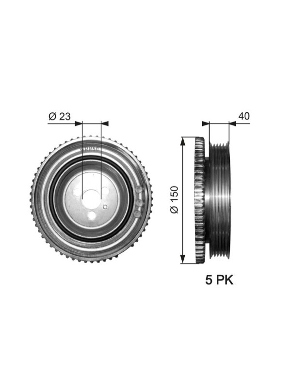 KRANK KASNAGI BRAVO GRANDE PUNTO IDEA PANDA PUN TO STILO 1.4 16V image