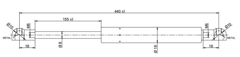 BAGAJ AMORTISORU OMEGA B 94>03 (2 ADET) image