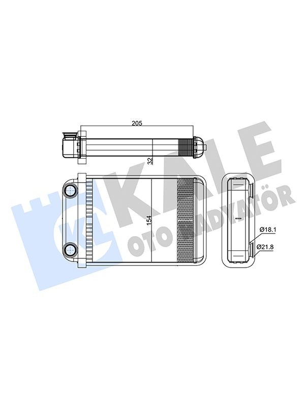 KALORIFER RADYATORU ASTRA J ASTRA J GTC ASTRA K CASCADA ZAFIRA TOURER C VAUXHALL ZAFIRA Mk 3