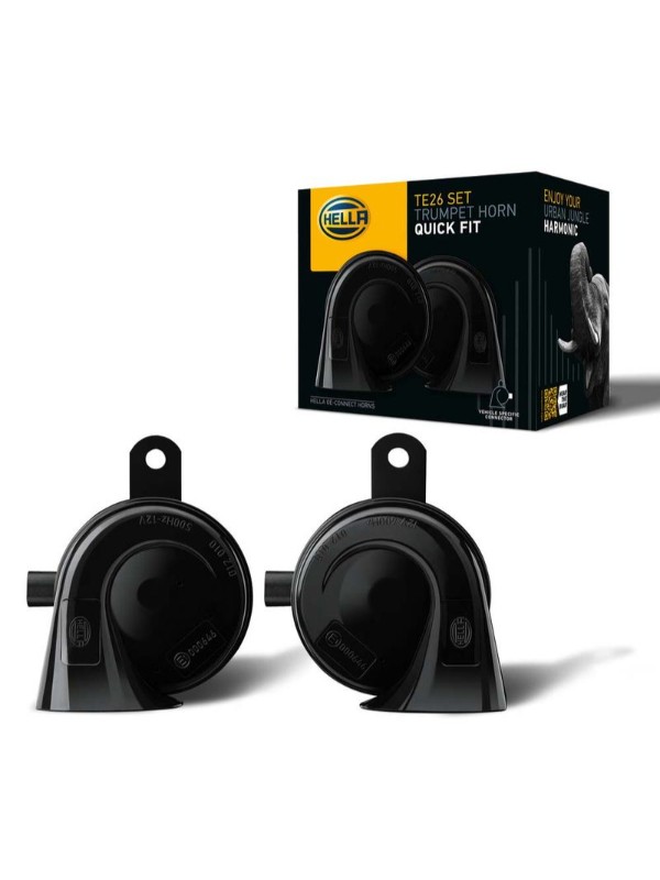 KORNA 12V SIYAH ELEKTRIKLI 400HZ 500HZ  BMW MINI F55 13> image