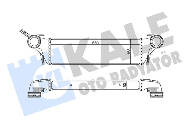 TURBO RADYATORU BMW M57N X5 E53 03>06 image
