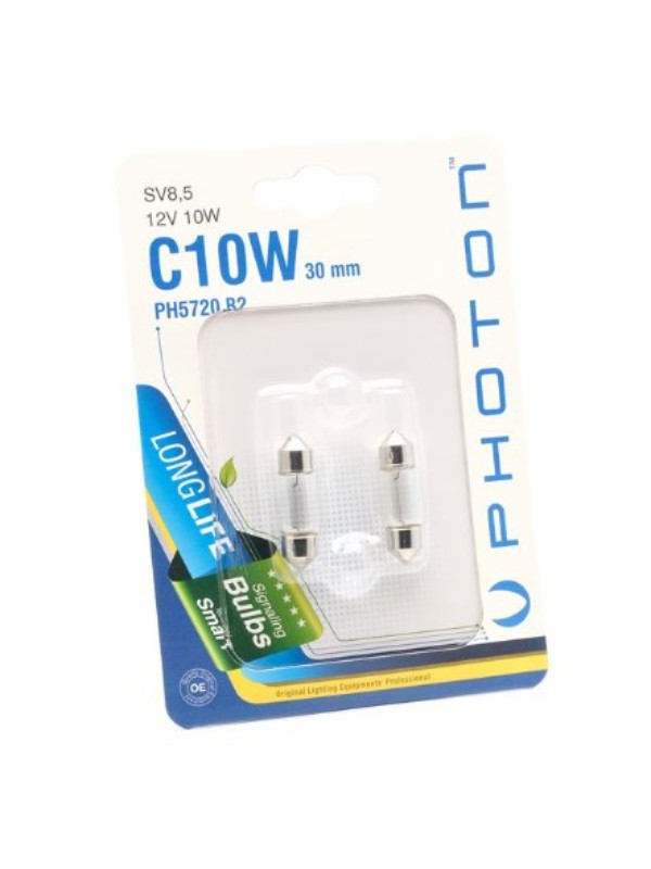 C10W 12V 30mm SOFIT 2'LI BLISTER image