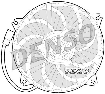 FAN MOTORU PARTNER II BERLINGO II 1,6HDI / 2,0HDI XSARA II 1,4HDI / 1,6 16V OTOMATIK KLIMASIZ 350W image