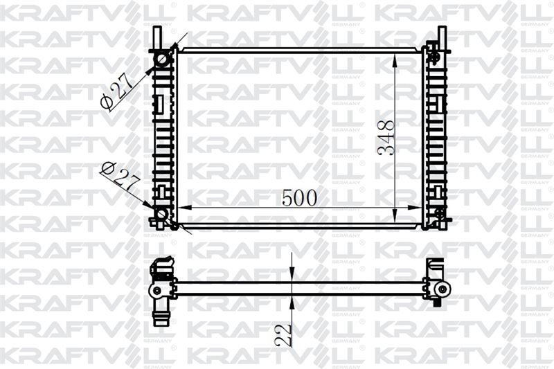 MOTOR SU RADYATORU FIESTA 1,25 16V / 1,4 16V / 1,4TDCI 01>08 MAZDA II 1,4CD MANUEL > BRAZING image