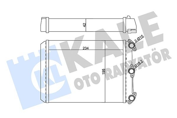 KALORIFER RADYATORU W123 79>85 S123 79>85 C123 77>85 image