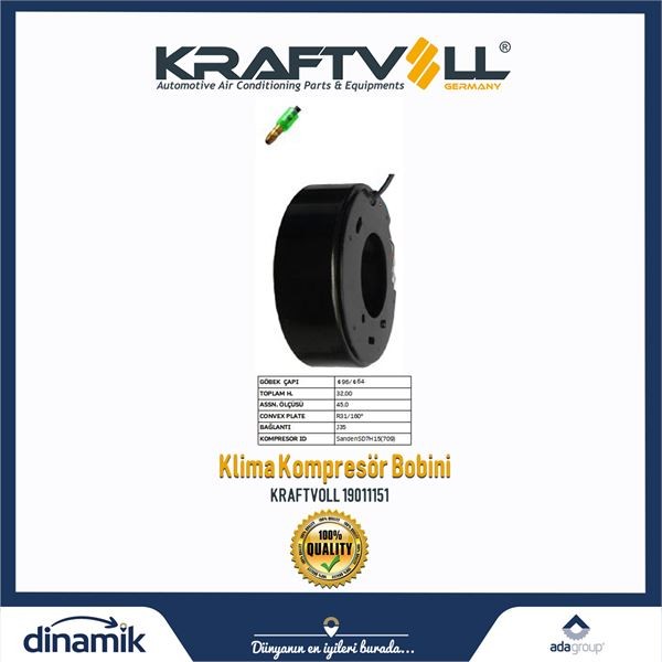 KLIMA KOMPRESOR BOBINI SANDEN-7H15-(709)-12V image