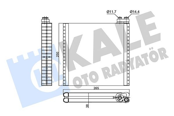 EVAPORATOR DUCATO 2,2 2,3 3,0 06> 221x240x38 image