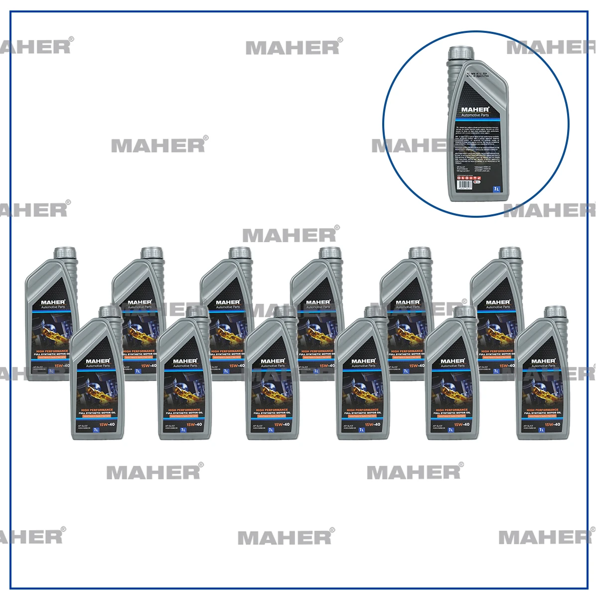 MOTOR YAĞI 15W/40 SL-CF / 1LT 15W401 (12 ADET) image