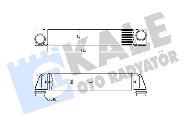 TURBO RADYATORU BMW N52 M57 E60 E61 image