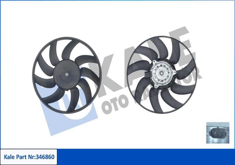 FAN MOTORU 400W 400MM AUDI A4 13>16 A5 12> Q5 13> image